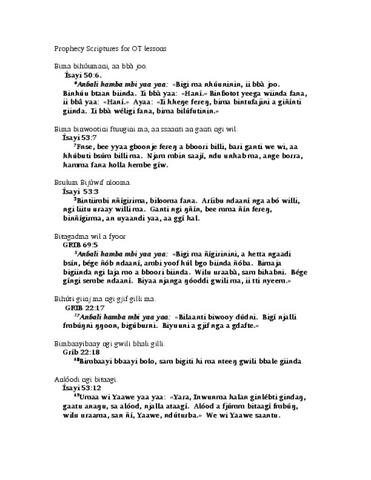 Propheties de l'Ancien Testament sur le Messie